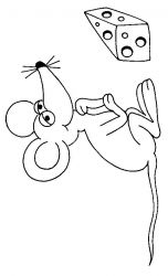 plansa de colorat animale #14