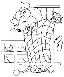 plansa de colorat animale #16