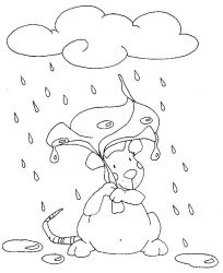 plansa de colorat animale #19