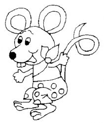 plansa de colorat animale #1