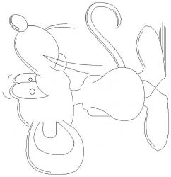 plansa de colorat animale #7