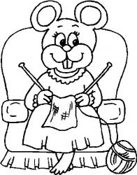 plansa de colorat animale #10