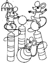 plansa de colorat animale #12