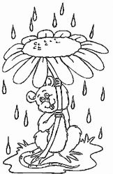 plansa de colorat animale #14