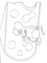 plansa de colorat animale #17