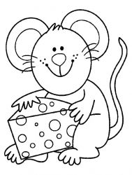 plansa de colorat animale #19