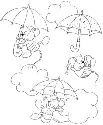 plansa de colorat animale #3