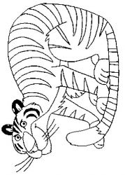 plansa de colorat animale #10