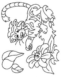 plansa de colorat animale #14