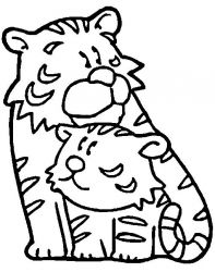 plansa de colorat animale #18