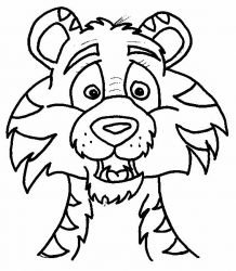 plansa de colorat animale #21