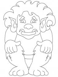 plansa de colorat animale #5