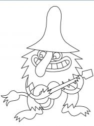 plansa de colorat animale #9