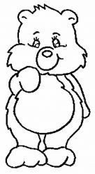 plansa de colorat animale ursuleti #21