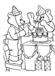 plansa de colorat animale #11