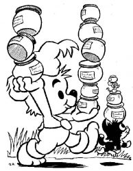 plansa de colorat animale #13