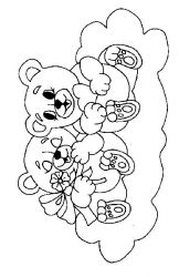 plansa de colorat animale #20