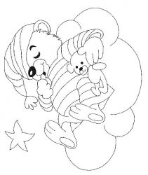 plansa de colorat animale #1