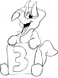 plansa de colorat aniversari #6