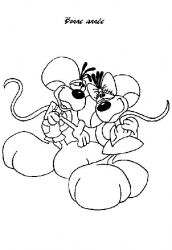 plansa de colorat anul nou #2