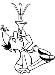 plansa de colorat anul nou #10