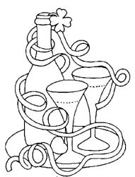 plansa de colorat anul nou #11