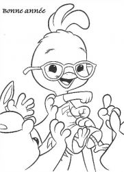 plansa de colorat anul nou #3