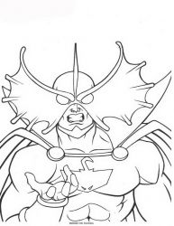 plansa de colorat aquaman #20