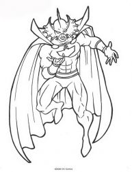 plansa de colorat aquaman #3