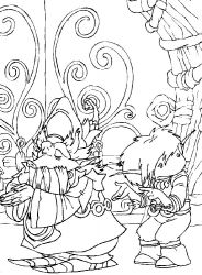 plansa de colorat arthur and the minimoys #5