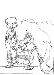 plansa de colorat arthur and the minimoys #6