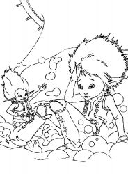 plansa de colorat arthur and the minimoys #7