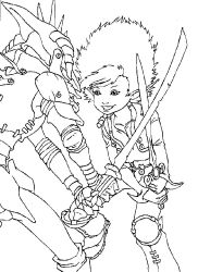 plansa de colorat arthur and the minimoys #10