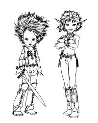 plansa de colorat arthur and the minimoys #12