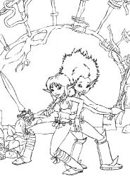 plansa de colorat arthur and the minimoys #13