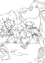 plansa de colorat arthur and the minimoys #15