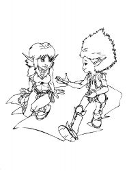 plansa de colorat arthur and the minimoys #2