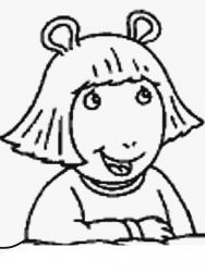 plansa de colorat arthur si prietenii sai #13