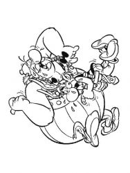 plansa de colorat asterix si obelix #6