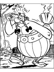 plansa de colorat asterix si obelix #14