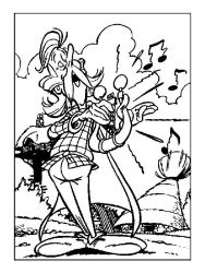 plansa de colorat asterix si obelix #19