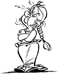 plansa de colorat asterix si obelix #1