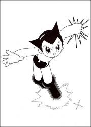 plansa de colorat astro boy #3