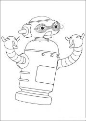 plansa de colorat astro boy #5