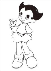 plansa de colorat astro boy #6