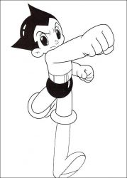 plansa de colorat astro boy #12
