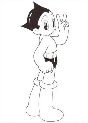 plansa de colorat astro boy #18