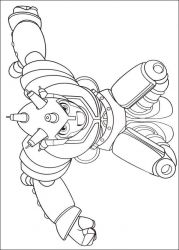 plansa de colorat astro boy #19