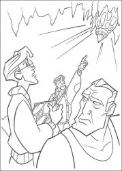 plansa de colorat atlantis #9