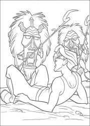 plansa de colorat atlantis #10